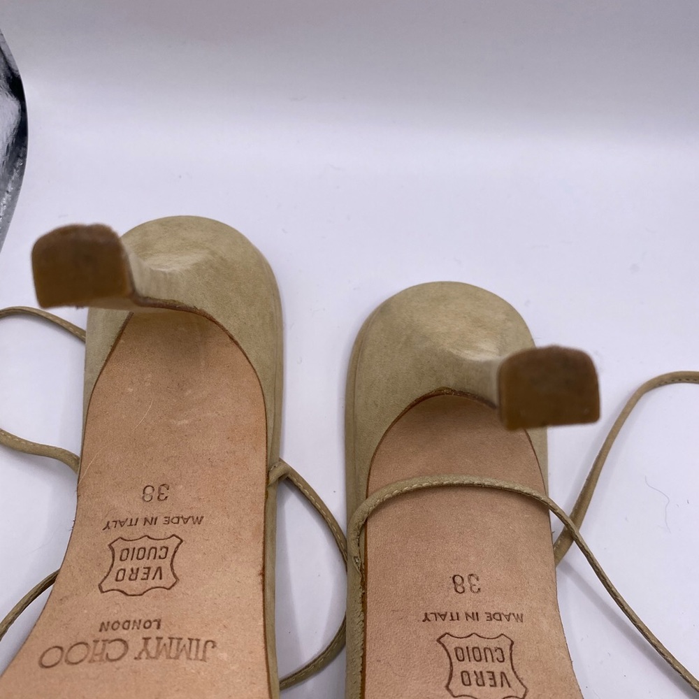 Jimmy Choo Ankle Lace Up Sandals - Picture 3 of 6